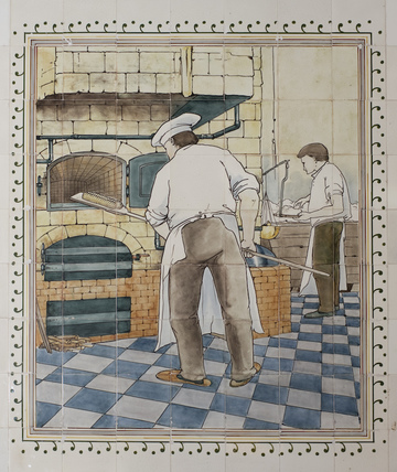 Nederlands Bakkerijmuseum Hattem oude tegel bakkerij